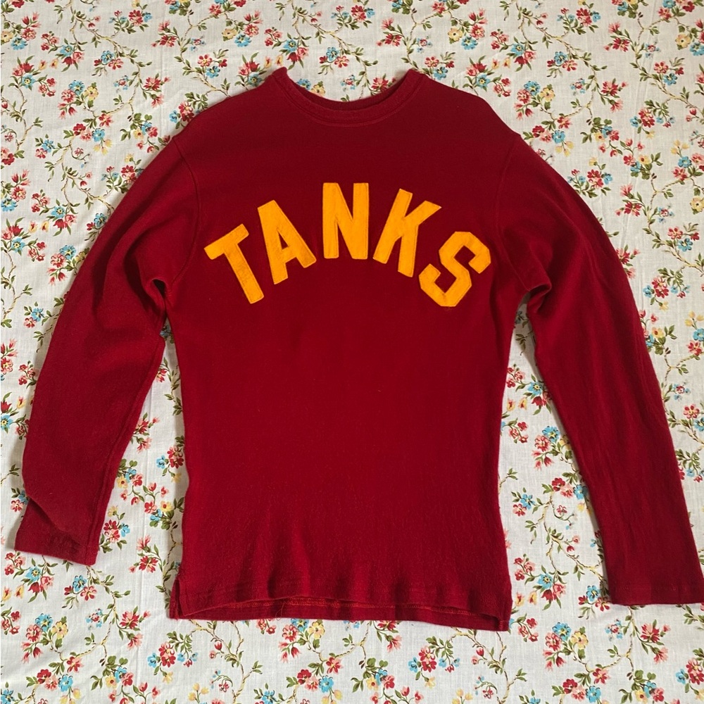 Ebbets Field Tanks football jersey 100% wool Pre Fanatics size Small